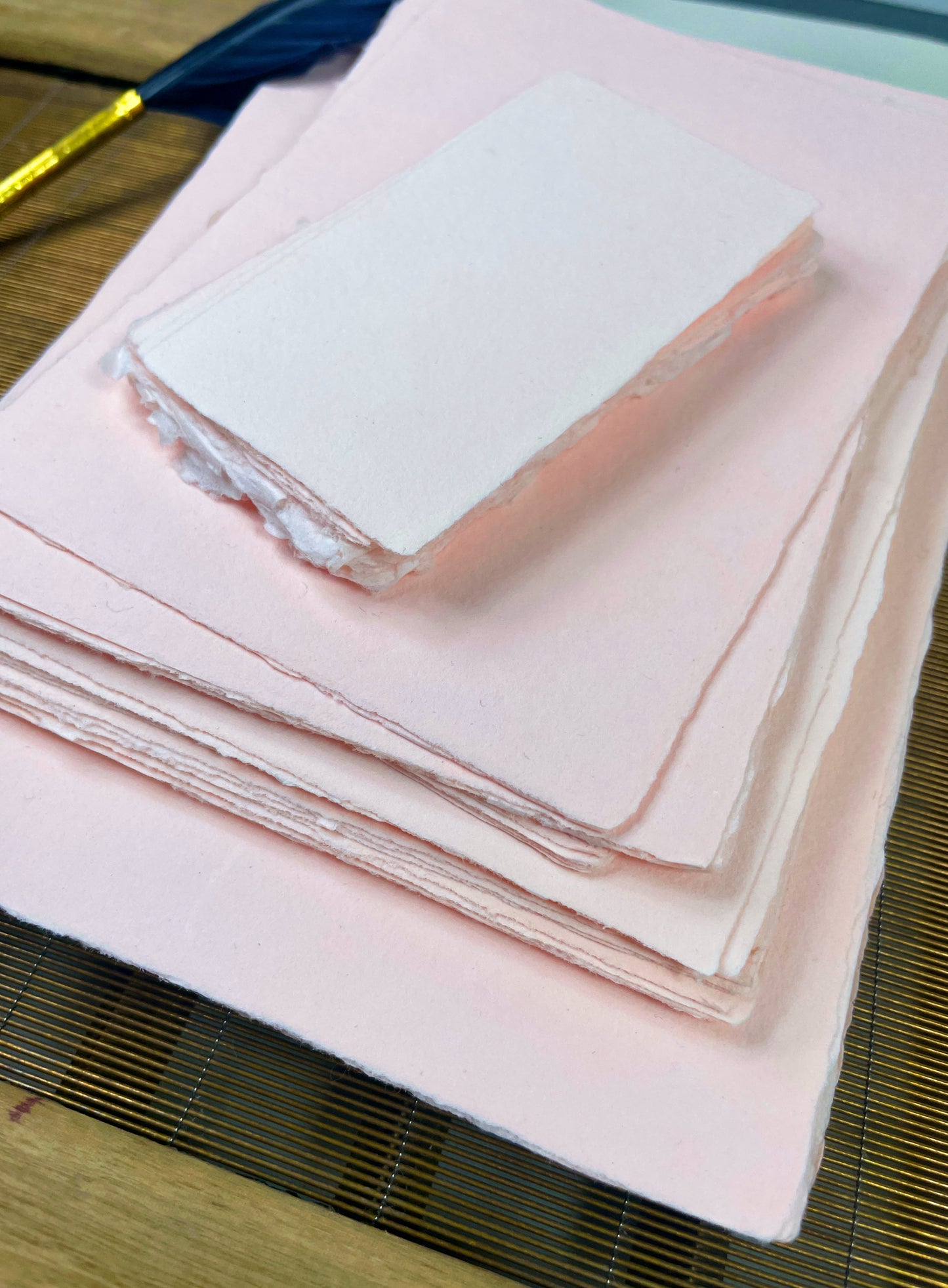 Büttenpapier DIN-A2 - rosé
