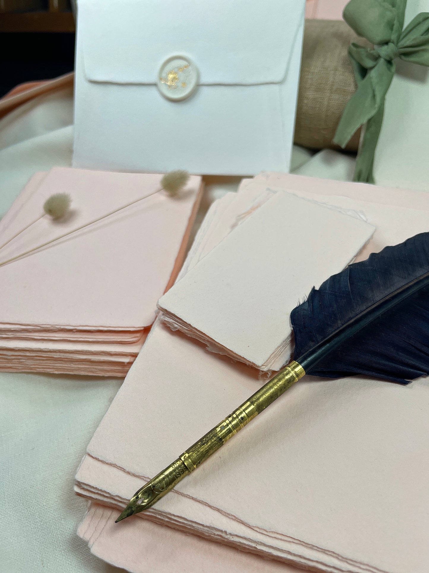 Büttenpapier DIN-A6 - rosé