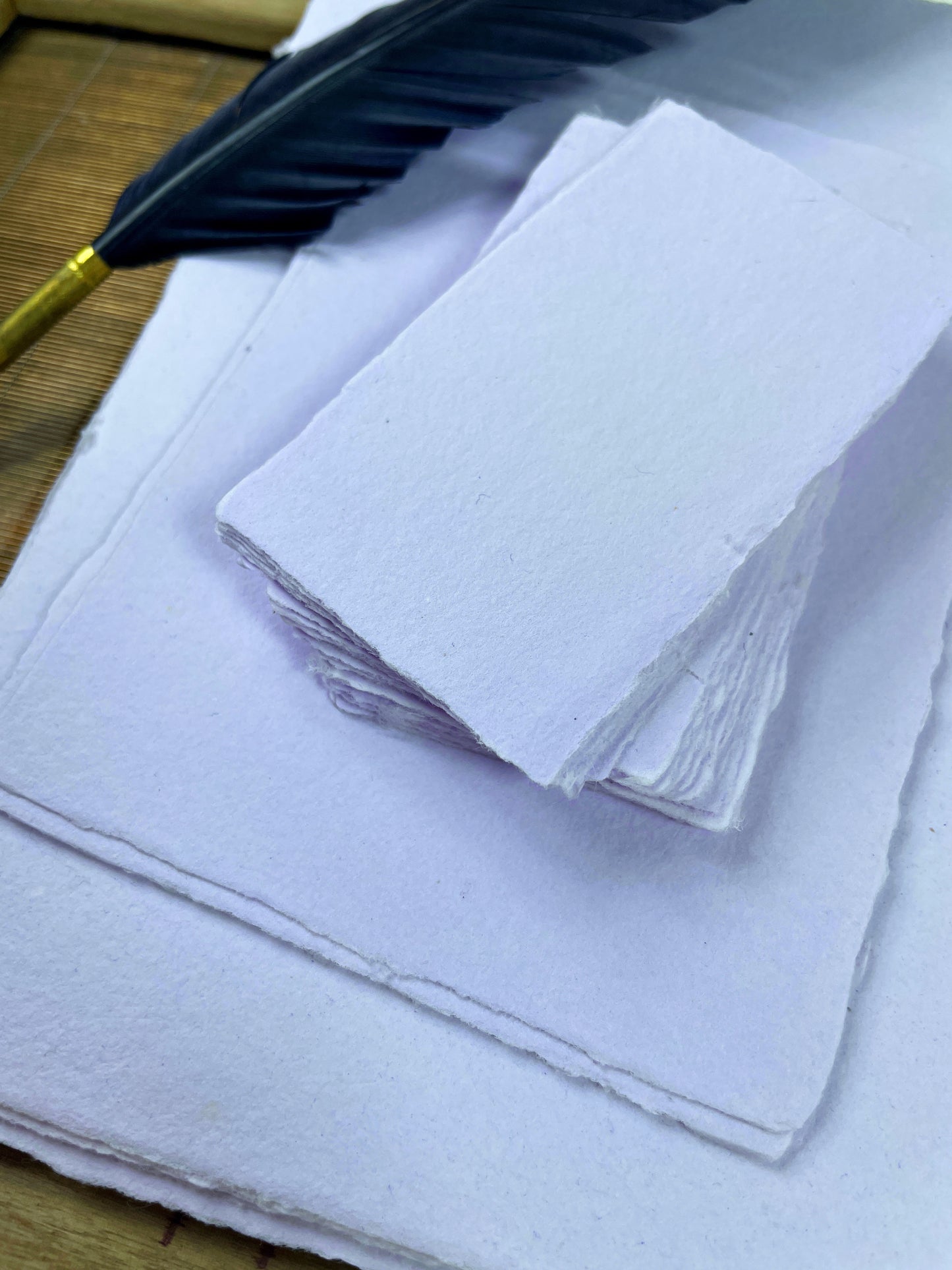 Büttenpapier DIN-C6 - flieder