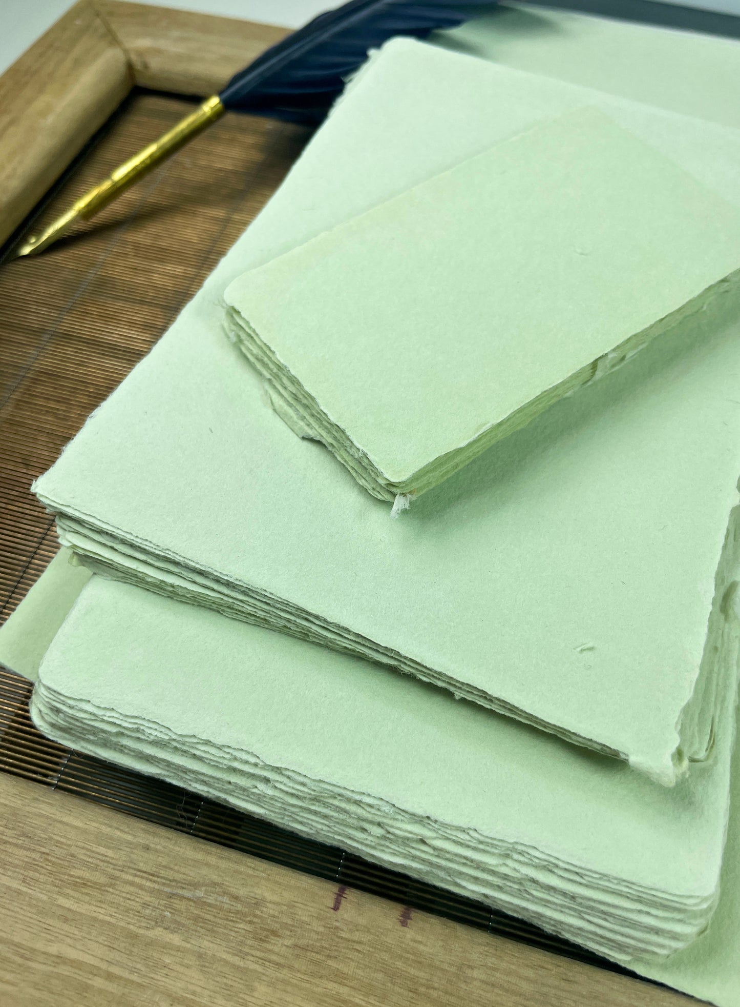 Büttenpapier DIN-A2 - matcha