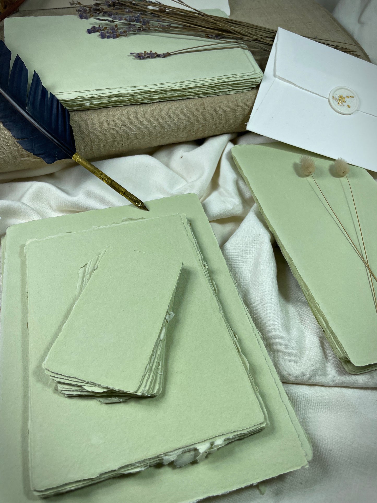 Büttenpapier DIN-A2 - matcha