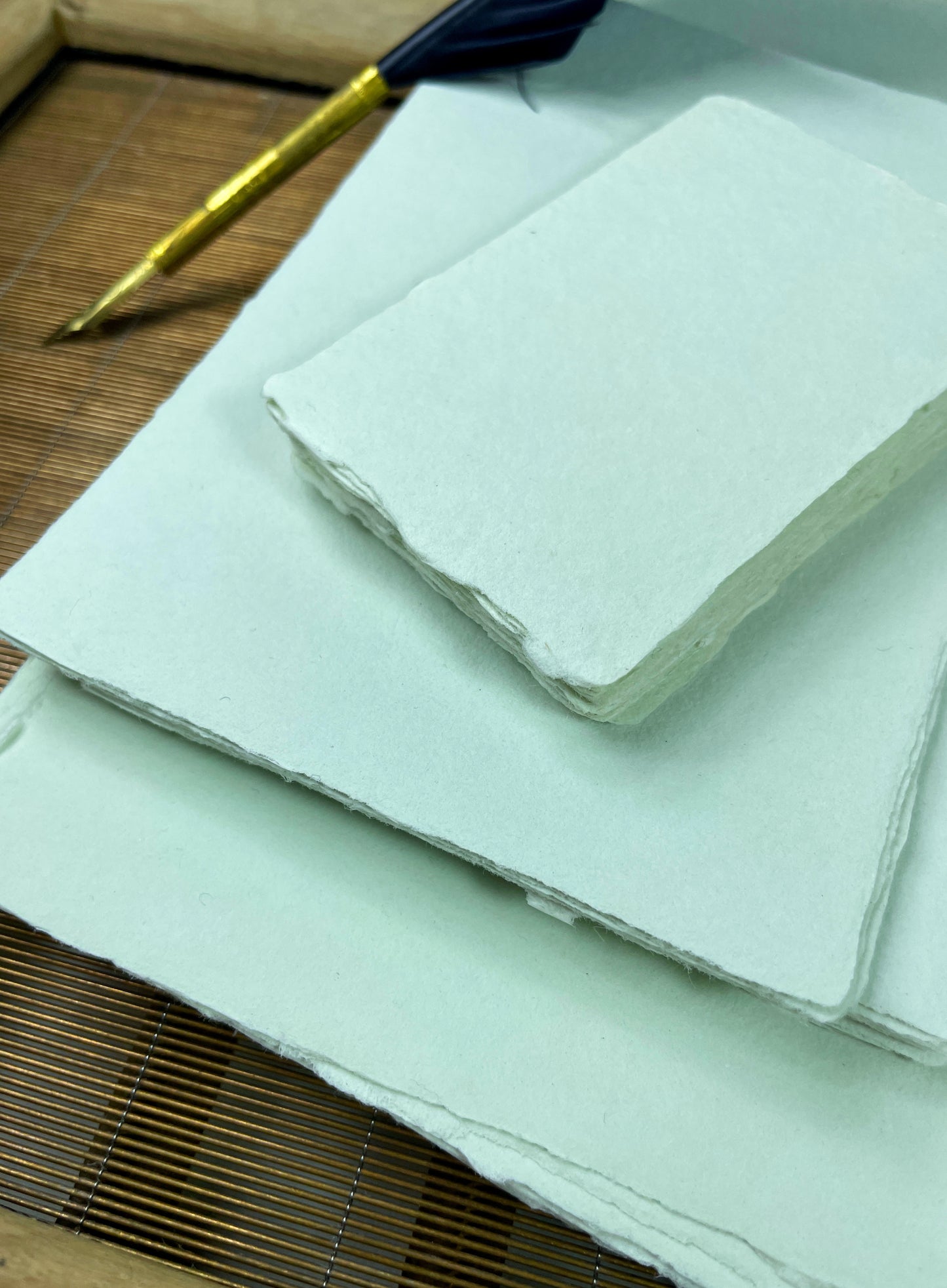 Büttenpapier DIN-A4 - mint