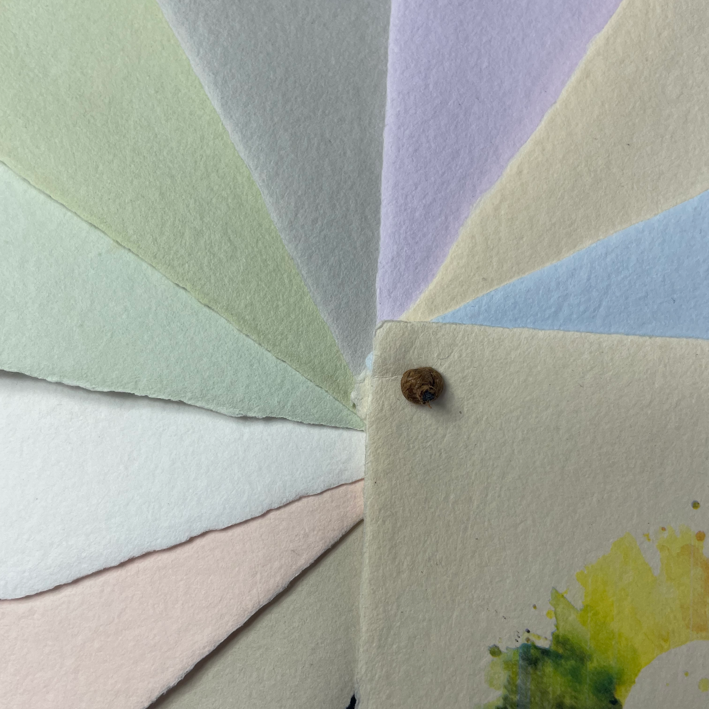 Büttenpapier Musterfächer DIN-A6 - alle Farben