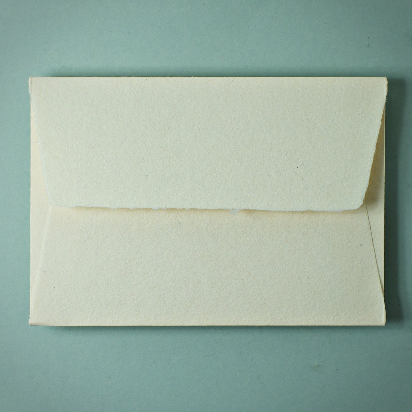 Büttenpapier-Umschlag C5 - Trapezlasche - elfenbein