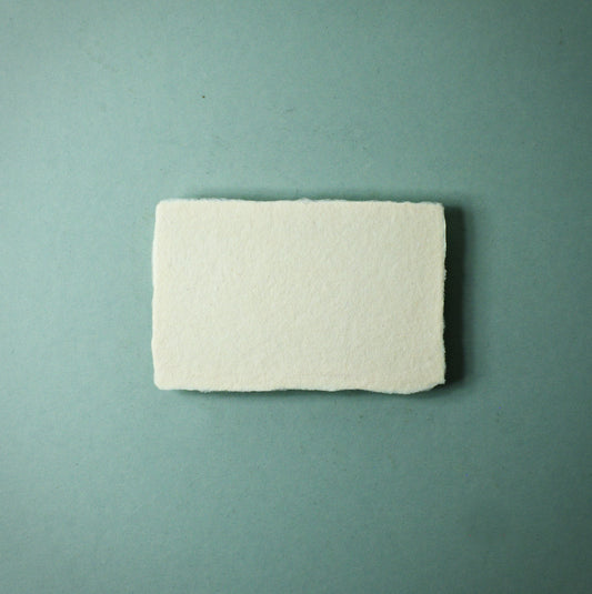 Büttenpapier-Visitenkarten 85/55 - elfenbein