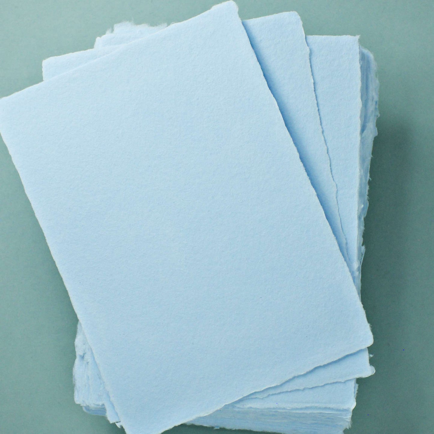 Büttenpapier DIN-A5 - babyblau