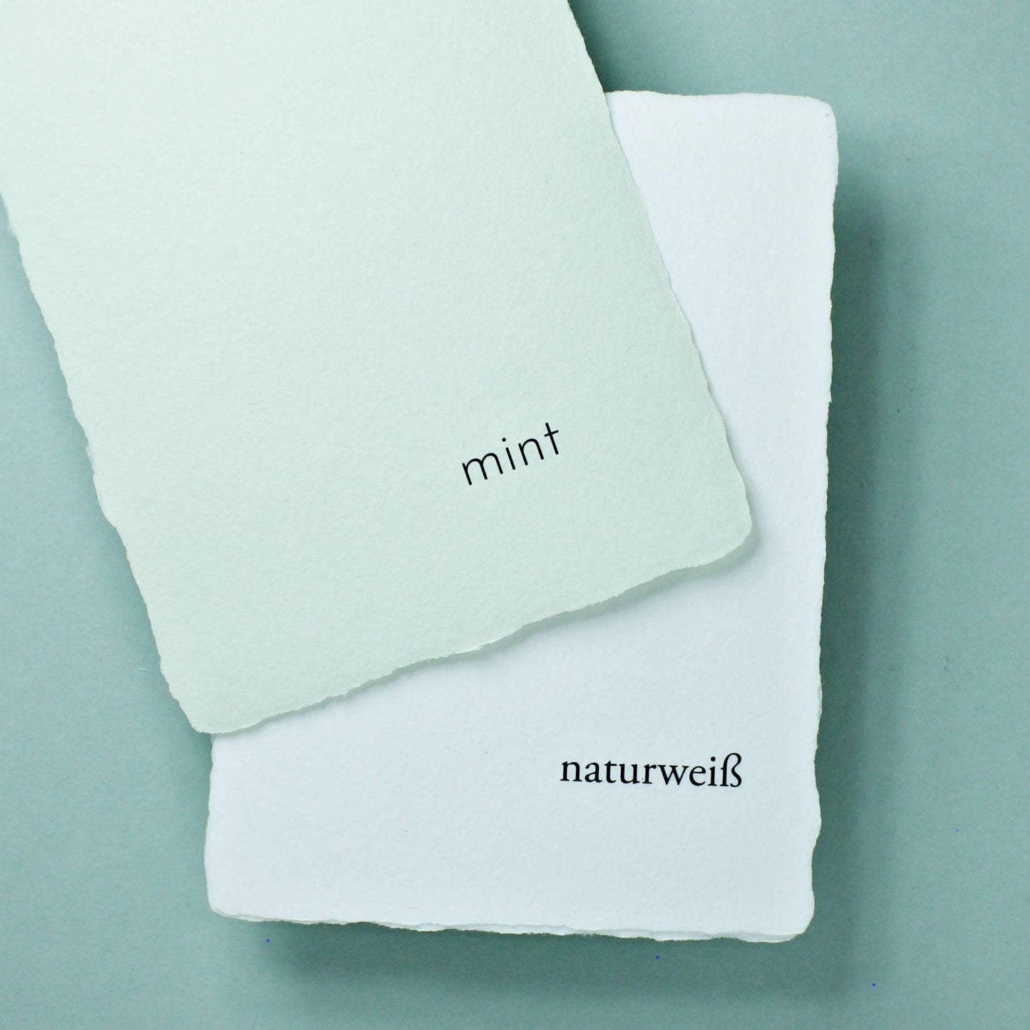 Büttenpapier DIN-A4 - mint
