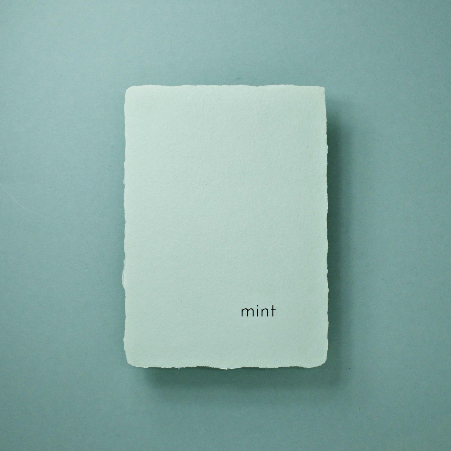 Büttenpapier DIN-A6 - mint