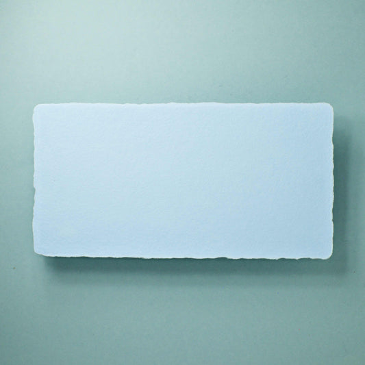 Büttenpapier DIN-lang - babyblau