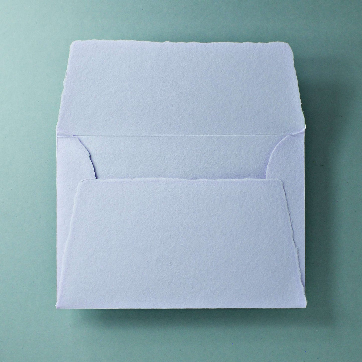 Büttenpapier-Umschlag B6 - Trapezlasche - flieder