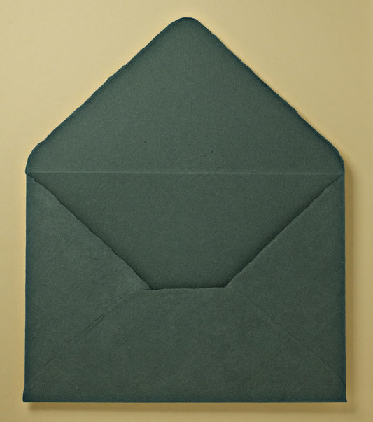 RESTPOSTEN: Baumwollumschlag C5 - Dreieckslasche - fichte