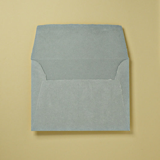 RESTPOSTEN: Baumwollumschlag C6 - Trapezlasche - granit