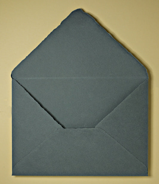 RESTPOSTEN: Baumwollumschlag C5 - Dreieckslasche - schiefer
