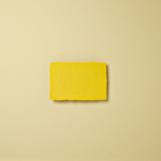 RESTPOSTEN: Baumwoll-Visitenkarten 85/55 - sonnengelb