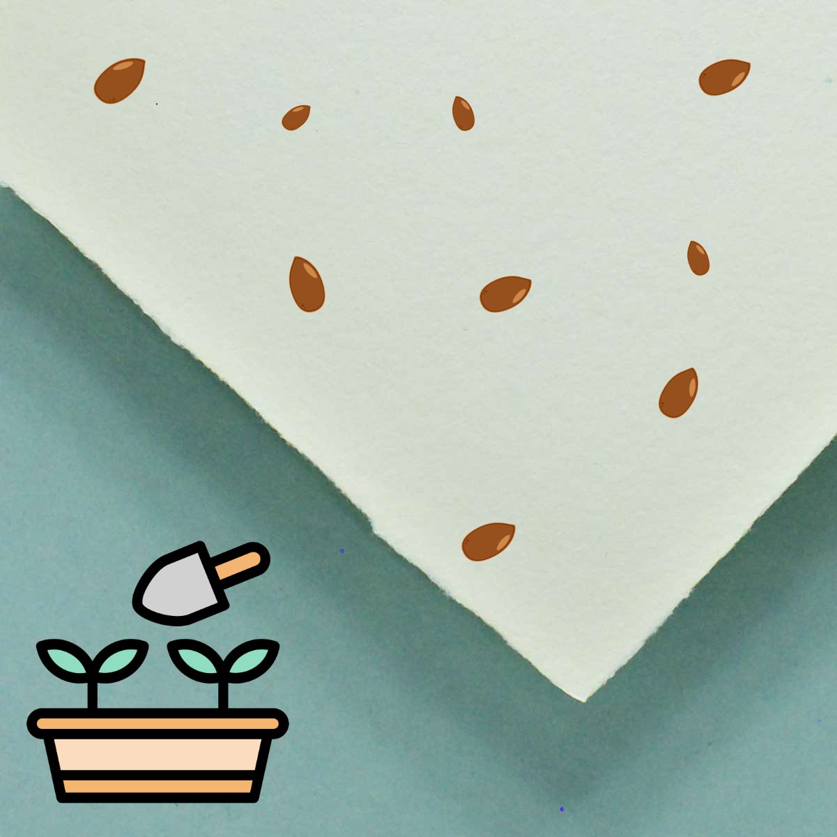 Samenpapier elfenbein