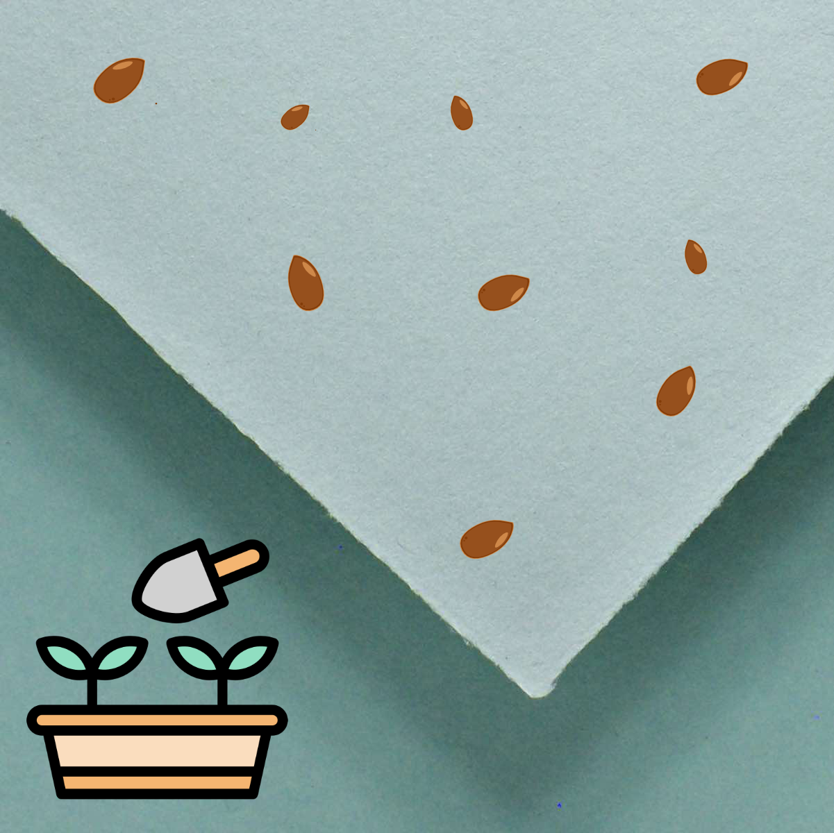 Samenpapier lichtgrau