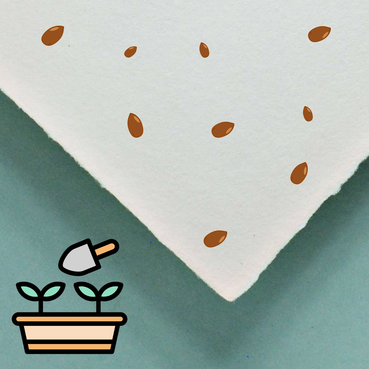 Samenpapier rosé