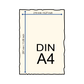Büttenpapier DIN-A4 - lichtgrau