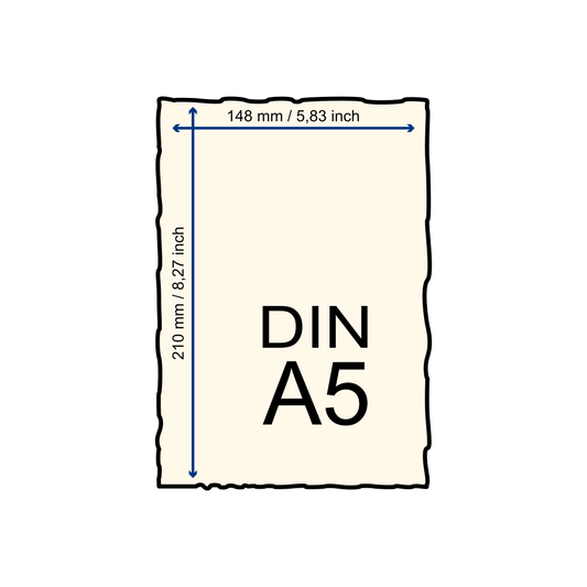 Samenpapier handgeschöpft - DIN-A5 - matcha