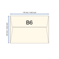 Samenpapier-Umschlag B6 Trapezlasche