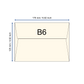 Büttenpapier-Umschlag B6 - Trapezlasche  - mint