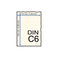 Büttenpapier DIN-C6 - mint