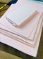 Büttenpapier-Visitenkarten 90x50 - rosé