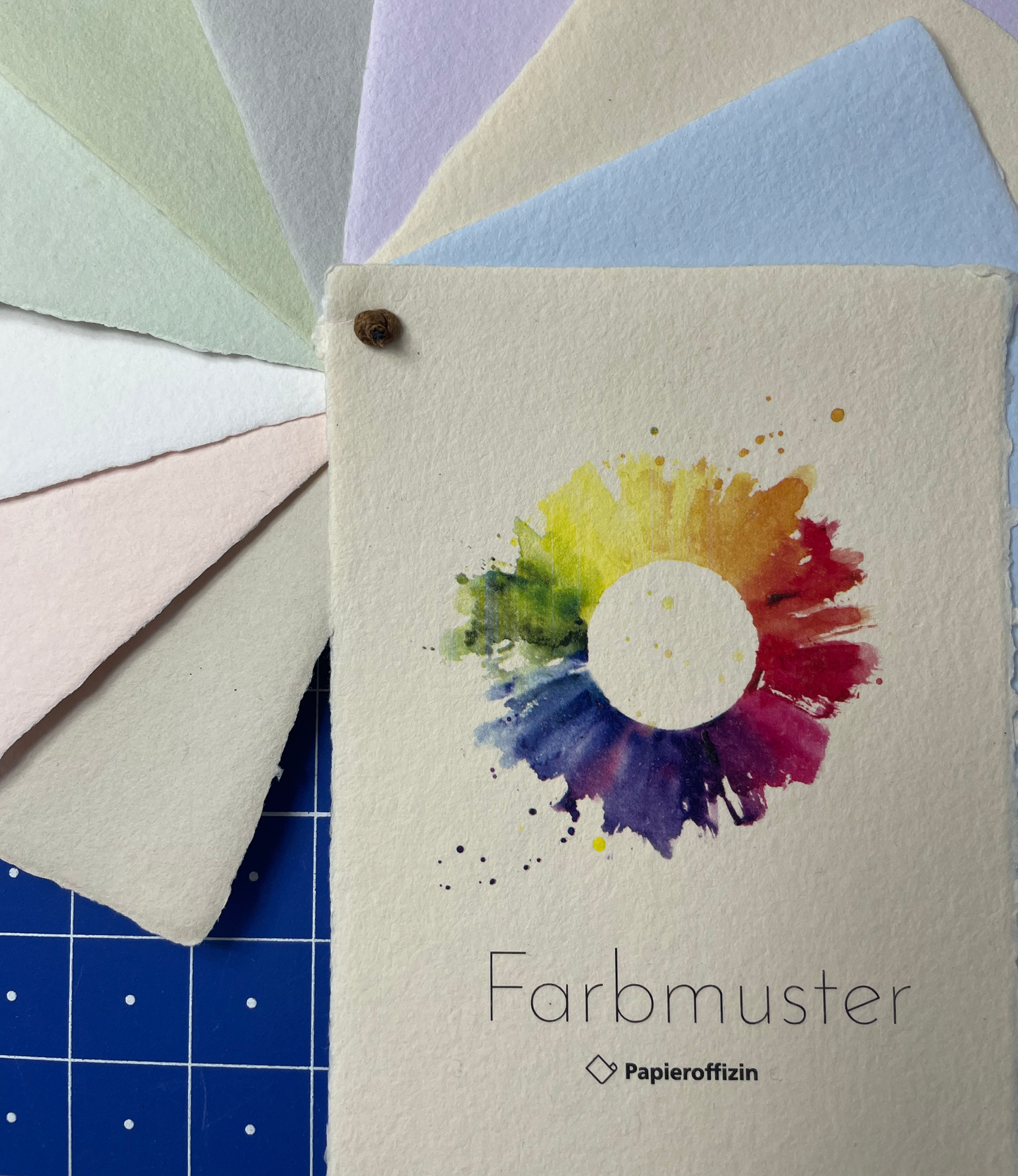 Büttenpapier Musterfächer DIN-A6 - alle Farben