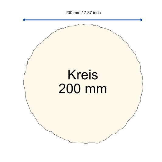 Kreis 20 cm, matcha