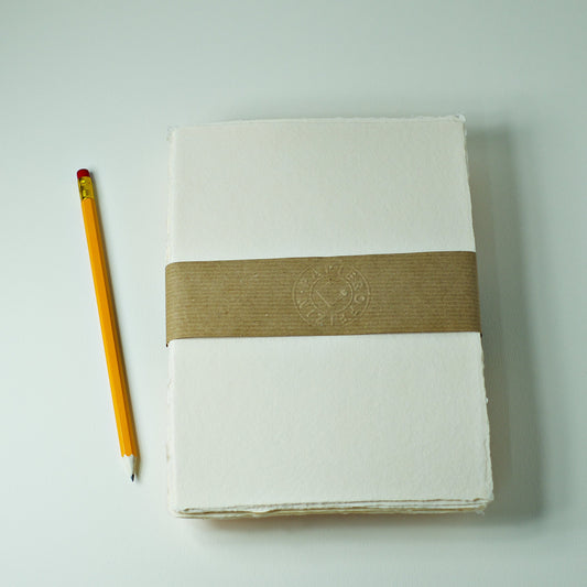 Büttenpapier DIN-A5 - elfenbein