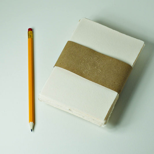 Büttenpapier DIN-A6 - elfenbein