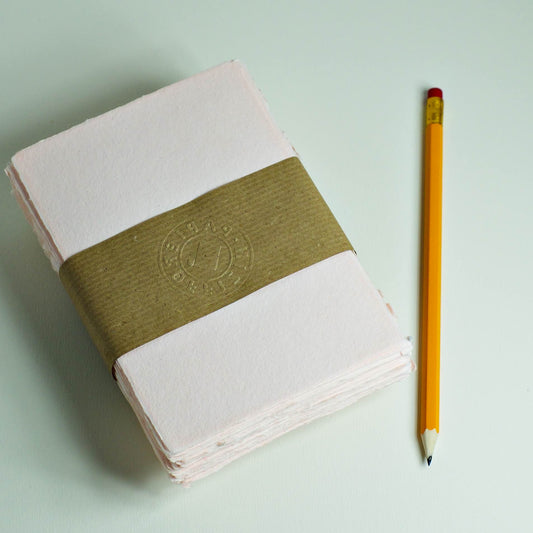 Büttenpapier DIN-C6 - rosé