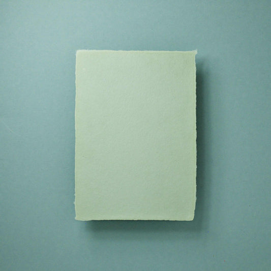 Büttenpapier DIN-A6 - matcha