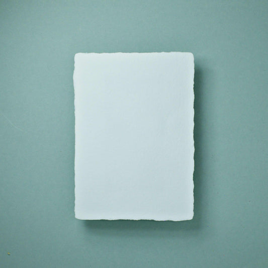 Büttenpapier DIN-A6 - naturweiß