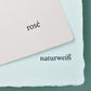 Baumwollkarte DIN-lang - rosé