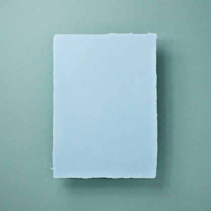 Büttenpapier DIN-B6 - babyblau