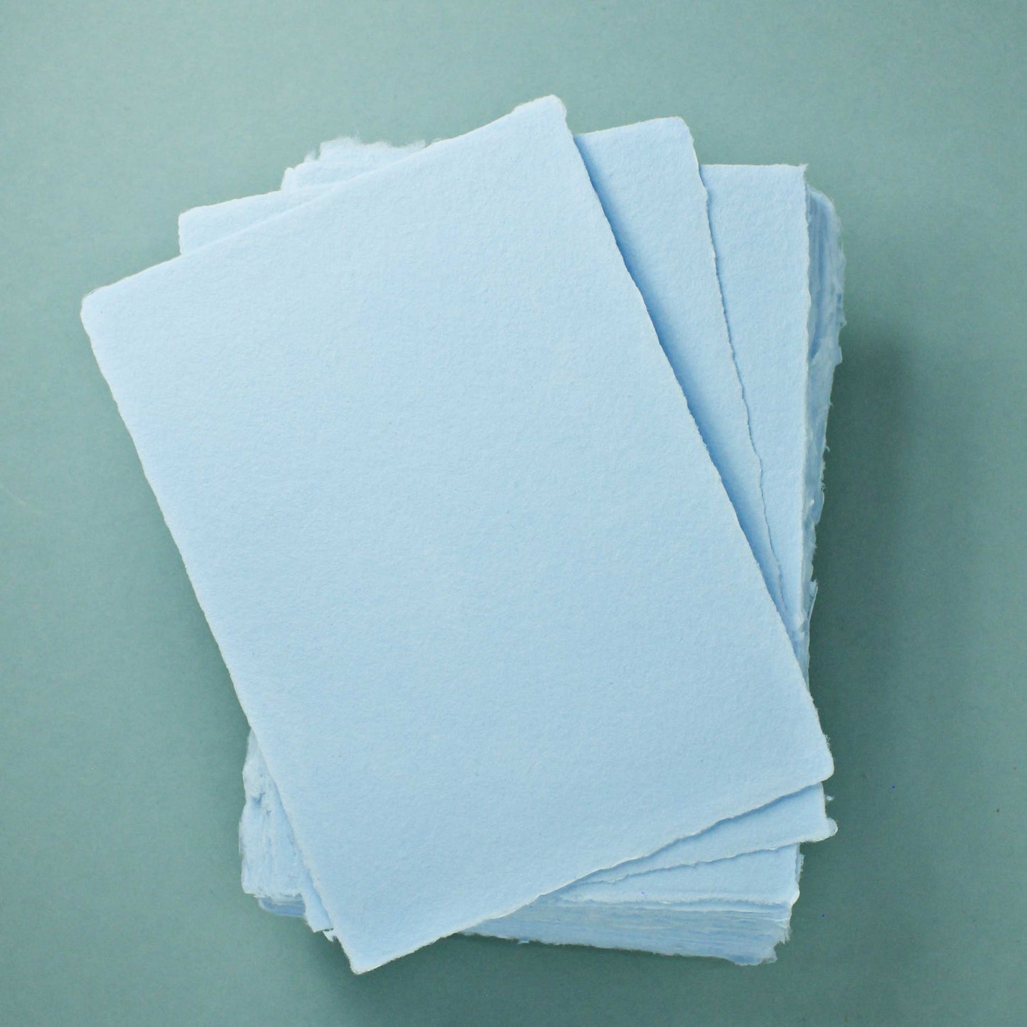 Büttenpapier DIN-B6 - babyblau