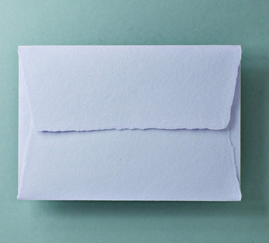Büttenpapier-Umschlag C5 - Trapezlasche  - flieder