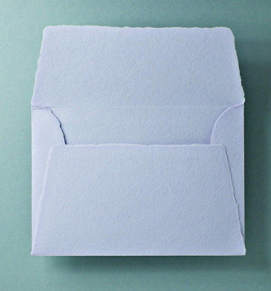 Büttenpapier-Umschlag C5 - Trapezlasche  - flieder