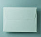 Baumwollumschlag C5 - Trapezlasche  - mint
