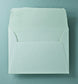 Baumwollumschlag C5 - Trapezlasche  - mint