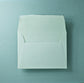 Baumwollumschlag C6 - Trapezlasche  -  mint
