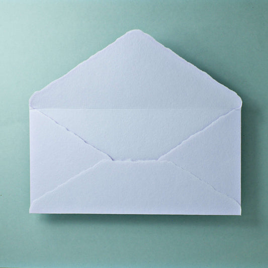 Büttenpapier-Umschlag DIN-lang - Dreieckslasche  - flieder