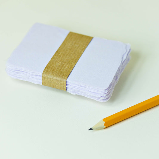 Büttenpapier-Visitenkarten 85/55 - flieder