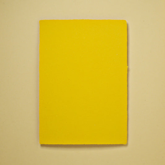 RESTPOSTEN: Baumwollkarte DIN-A5 - sonnengelb