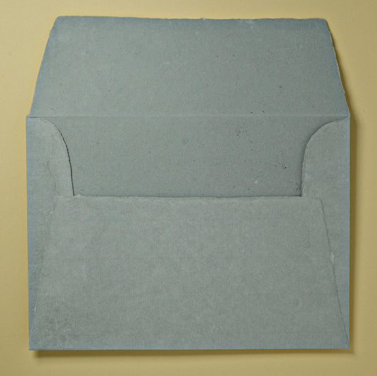 RESTPOSTEN: Baumwollumschlag C5 - Trapezlasche  - granit