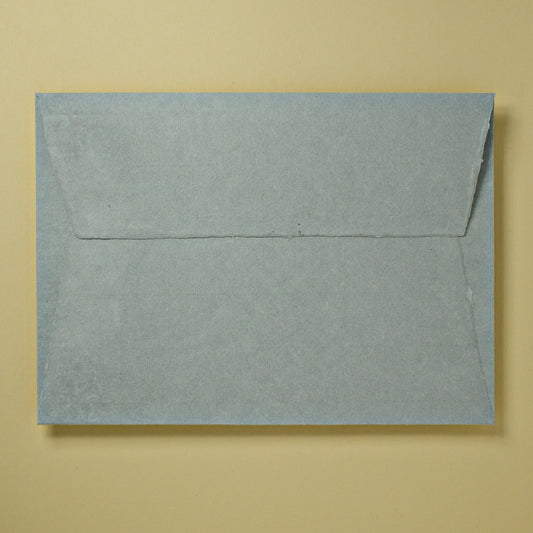 RESTPOSTEN: Baumwollumschlag C5 - Trapezlasche  - granit