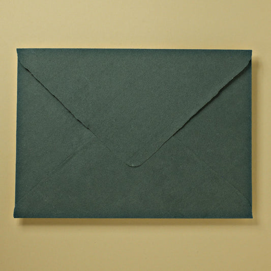 RESTPOSTEN: Baumwollumschlag C5 - Dreieckslasche - fichte