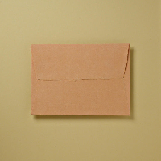 RESTPOSTEN: Baumwollumschlag C6 - Trapezlasche - lachs