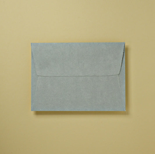 RESTPOSTEN: Baumwollumschlag C6 - Trapezlasche - granit